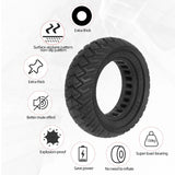 8.5Inch 8.5x3 Off-Road Solid Tires Wear-resistant Puncture-proof Tire Parts For Vsett 9+/Zero 8 9Pro/Kugoo G2 Pro Scooter