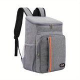 1pc Picnic Backpack Shoulder Insulated Bag, Outdoor Ice Pack Thickening Thermal Insulation Backpack Leak-Proof Picnic Bag