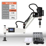 CNC Electric Tapping Servo Motor Tapper Drilling Easy Arm Power Tool Threading hine With Chucks