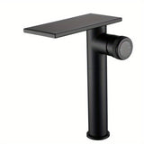 1pc Bathroom Single Lever Sink Faucet, Crane Brass Sink Faucet, Hot And Cold Water Tap, Bathroom Accessories