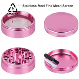 CRUSHER Herb Tobacco Grinder 4 Layer Aluminum Alloy Manual Grass 40mm Spice Herbal Cutter Grinders for Smoking Pipe Accessories