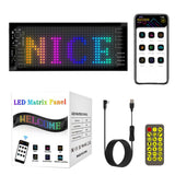 LED On Car Rear Window Blutooth APP Control Flexible led RGB Panel Pixel Pattern Graffiti Text Animation Display