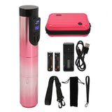 Microblading Pen Wireless Tattoo Machine 10000RPM OLED Screen Tattoo Cartridges Battery Pen with 2 Battery Tattoo Pen