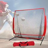 5ftx5ft Portable Bactop Aid Training Baseball Softball Practice Net for Fielding