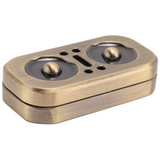 Owl Rotate Slider EDC Adult Metal Fidget Toys Anxiety Stress Relief Toys,Antique