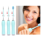 Electric Household Dental Calculus Remover Rechargeable Tooth Cleaner Replaceable Head Set Travel Portable
