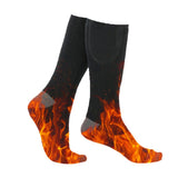 Heated 3 Level Temperature Electric Heating Washable Winter Warm Thermal Socks for Cycling Camping Skating