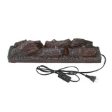 Electric Fireplace Simulation Charcoal Fake Firewood Bonfire Shoot Props Museum Hall Decorations Craft Halloween Christmas Party