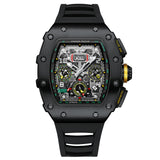 GUANQIN Original JHS19 movement new luxury automatic mechanical watch men's retro 361L stainless steel clock relogio masculino