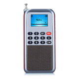 Portable FM/AM Radio Wireless Bluetooth 5.0 Speaker Dual Band Radio Receiver 3.5mm Jack HIFI Stereo With LCD Display
