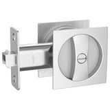 Lock For Bed/Bath Contemporary Privacy Square Pocket Door Hardware