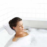 Bath club spa ear picking anti slip cushion pan head against neck bath pillow