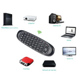 C120 Fly Air Mouse 2.4G RF Smart Remote Control 7 Color Backlight English Wireless Keyboard for PC Android TV Box Electronic equipment