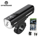 OFFBONDAGE USB Rechargeable Rainproof Bicycle Light 1000Lumen MTB Front LED 4800mAh Flashlight Bike Lamp