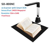 NETUM Book T101 Autofocus Document Scanner Max A4 A3 Size with Smart OCR Led Table Desk Lamp for Family Home Office