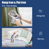 Foldable Handheld Garment Steamer Iron for Home Travel Wet Dry Electric hine Portable Flat Ig Clothes Generator