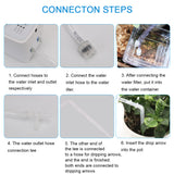 Intelligent Automatic Watering Timer Drip Irrigation System Set For Flowers Garden Self-Watering Pump Irrigation Controller