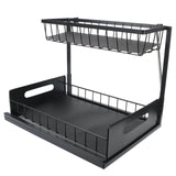 Kitchen Cupboard Storage Organizers Accessories Seasoning Bottle Pull Out Rack Metal Drawer Slid Basket Kitchen Spice Shelves