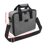 Storage Bag Portable with Shoulder Strap Organizer Wireless Microphone Case for Singing Home Traveg Office Karaoke