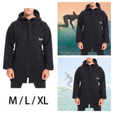 Waterproof Parka Jacket Poncho Change Robe Sun Protection Wetsuit Warm Coat for Camping Water Sports Kayaking Outdoor Activities