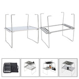 Single Unit Frame Stove Table Sturdy Outdoor Folding Cooking Rack for Family Reunions Backpacking Fishing Courtyard Trekking
