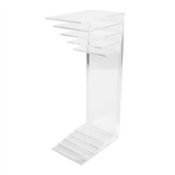 Pack Clear Risers, 5 Sizes Acrylic Jewelry Riser Shelf Showcase Fixtures for Cake, Display