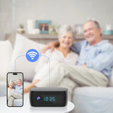 Clock Cam HD 1080P WiFi Wireless Remote Camera Night Vision Motion Detection Alert Surveillance Home Office Security Camcorder