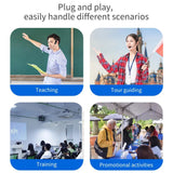 TAKSTAR HM-200W Headworn Rechargeable UHF Headset Microphone Professional Wireless Mic&Receiver Set