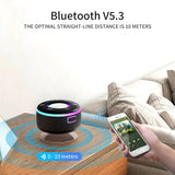 Portable Hifi Bluetooth 5.4 Wireless Speakers stereo sound Subwoofer For Outdoor Sports IP67 waterproof