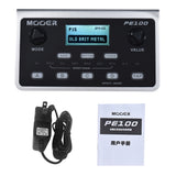 MOOER PE100 Portable Multi-effects Processor Guitar Effect Pedal 39 Effects 40 Drum Patterns 10 Metronomes Tap Tempo