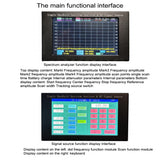 4.3-inch ZQ6 Analyzer with Radio Frequency Signal and Tracking Source 35MHz-6000MHz Spectrum Analysis hine