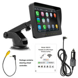 12-36V 7 Inch Car Mp5 Multimedia Player Multifunctional Support Wirelss Carplay Android Auto Mirror k Radio Reverse Image