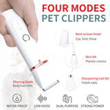 Professional Foot Trimmer Nail Grinder Dog Grooming Clippers for Pet Hair Cutting Electric Shaver