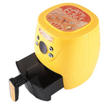 Children's Simulation Smart Air Fryer Puzzle Play House Mini Kitchen Color Changing Cooking Toy Set Cartoon Red