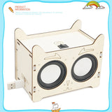 Wireless Bluetooth Speaker Fun Science Small Making Material Kit DIY Teaching Experiment Model Easy To Use 12.4 8.5 X 10Cm