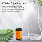 3600/4800/7800mAhPortable Camp Electric Shower Pump IPX7 Waterproof with Digital Display for Camping Hiking Travel