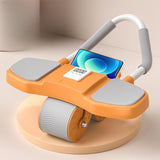 Abdominal Exercise Wheel, Automatic Rebound Tummy Roller With Elbow Support