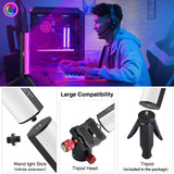 Handheld Light Wand Led Video Light Rgb Led Video Light Photography Fill Light Cri 95+ 2500-9000K for Vlog Live Streaming Video