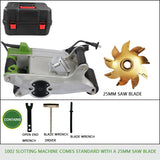 Dust-free wall lightweight brick grooving hine, water and electricity installation, one-time molding