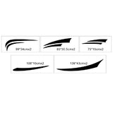 Sticker Stripe Decoration Body Decals Door Panel Bumper Vinyl Graphics Stickers Car Styg For Camper RV Trailer Accessories