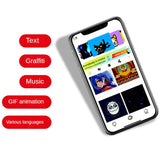 64X64 LED Display On Car Rear Window Bluetooth APP Control Full Color Lighting Show Expression Screen Panel Easy Install