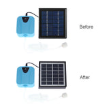 Solar & DC Powered Oxygenator Water Pump for Pond & Aquarium