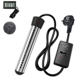 2500W Heater Automatic Timer, Safe Pool Heating Immersion Heater, Perfect for Home Eu Plug