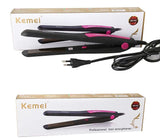 Kemei Electric Hair Straightener And Curler KM-328 Hair Iron Manufacturer Wholesale High Quality Electric Hair Curler