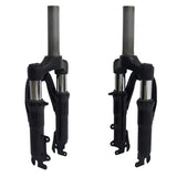 14 Inch Folding Bike Travel Suspension 390x82mm Quick Release Oil Spring Fork Disc Brake Bicycle Parts Black Accessory