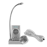 Retekess TW102 window intercom two-way one key mute bank counter cable length 8 meters