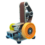 110V-220V Multifunctional Desktop Micro Mini Electric Belt Machine DIY Polishing Machine Fixed Angle Grinder