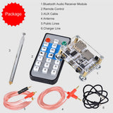 Bluetooth 5.0 Receiver Music Audio Adapter Module Wired Speaker Transmitter Support U Disk TF Card 3.5mm AUX App Control
