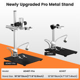 Andonstar AD407 Industrial Video 7 Inch 270X HDMI Digital Microscope For Professional PCB/SMD Soldering Tools