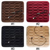 Winter Warmer Cover Anti-Slip Quick Heating Electric Seat Heater Soft Fiber USB 5V Car Interior Accessories